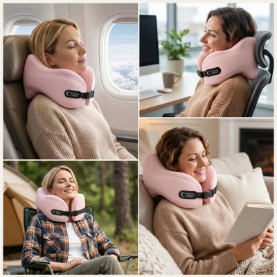 6. Poduszka podróżna Tech-Protect ComfortRest - różowa