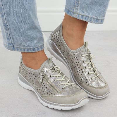 14. Półbuty ażurowe Rieker W L32P6-90 RKR764