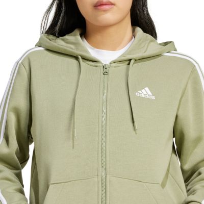 10. Bluza adidas Essentials 3-Stripes Full-Zip Fleece W JP2352