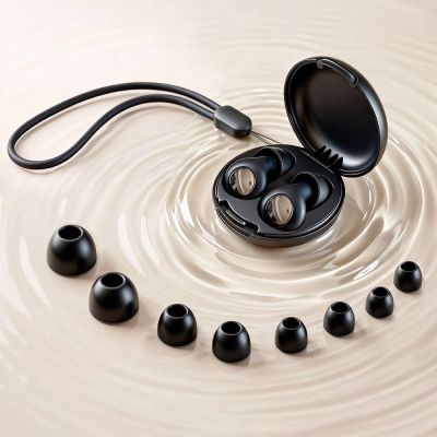 3. Zatyczki do uszu Tech-Protect QuietFit silikonowe z filtrem akustycznym - czarne