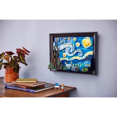22. LEGO Ideas 21333 „Gwiaździsta noc” Vincenta van Gogha