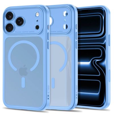 Etui Tech-Protect MagPeak MagSafe CC na iPhone 18 Pro Max / 17 Pro Max - jasnoniebieski matowy