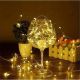 17. LAMPKI DRUCIKI NA BATERIE GIRLANDA 100 LED CIEPŁY BIAŁY