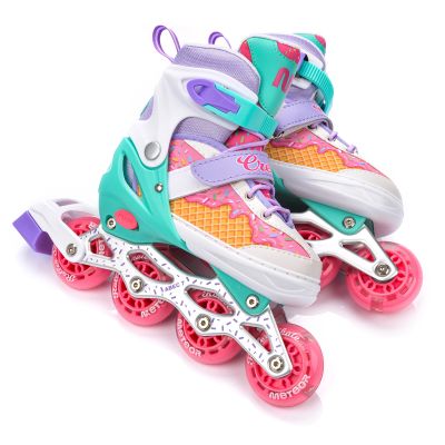36. Rolki Meteor 4w1 Cream M 34-37 10142 