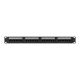 9. LANBERG PATCH PANEL 24 PORT 1U 19" KAT.6A UTP CZARNY PPUA-1024-B