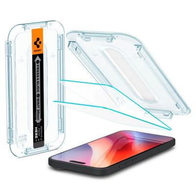 2. Szkło hartowane Spigen Glas.tR EZ Fit na iPhone 15 / 16 - 2 szt.
