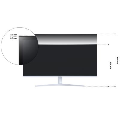 6. Monitor zakrzywiony JAPANNEXT 86,4cm JN-IPS340UWQHD60C-C65W-HS-W