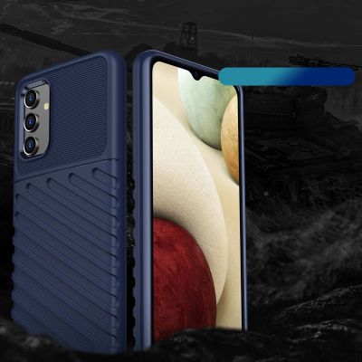 2. Thunder Case elastyczne pancerne etui pokrowiec Samsung Galaxy A13 5G niebieski