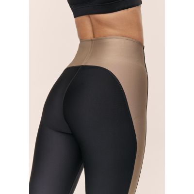 5. Legginsy treningowe damskie CASALL Shaped Block High Waist Tights kolor czarny