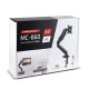 20. Uchwyt biurkowy do monitora Maclean MC-860 (biurkowy; 13" - 27"; max. 8kg)