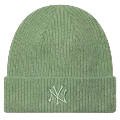 3. New Era Wmns Wide Cuff Beanie New York Yankees Hat 60915807 Zielone One size