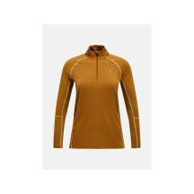 Koszulka Termiczna PEAK PERFORMANCE Magic Half Zip Wool-blend Baselayer Women brązowy