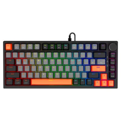 9. SAVIO KLAWIATURA MAGNETYCZNA ASTRAL BLACK OUTEMU WHITE JADE RGB 3 KOLORY KEYCAPÓW