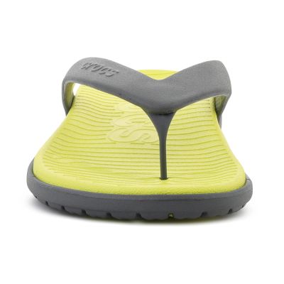 2. CROCS COAST FLIP SLATE GREY/CITRUS 212035-0GG