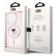 8. Etui Karl Lagerfeld IML Choupette MagSafe na iPhone 15 Pro - różowe