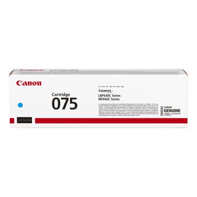7. Canon 075 kaseta z tonerem 1 szt. Oryginalny Cyjan