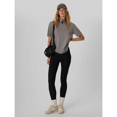 Legginsy z prążkowanej dzianiny damskie 4F 4FRAW26TTIGF357-20S