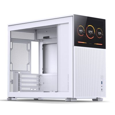 15. Jonsbo D31 MESH Screen Obudowa Micro-ATX, Szkło Hartowane - biała