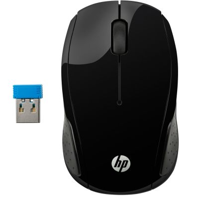 Mysz HP Wireless Mouse 200 Black bezprzewodowa czarna X6W31AA