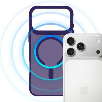 55. Etui 3mk Smoke MagCase na iPhone 17 Pro Max - fioletowe-półprzezroczyste