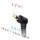 3. Zasilacz sieciowy Akyga AK-ND-06 do notebooka Acer (19 V; 3,42 A; 65W; 5.5 mm x 1.7 mm)