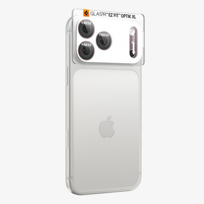 9. Szkło hartowane na aparat Spigen Optik Pro XL GLAS.TR EZ FIT na iPhone 18 Pro Max - dark cherry