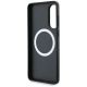 7. Etui BMW Leather Oversized Stripes MagSafe na Samsung Galaxy S25 Edge - czarne