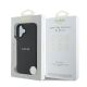 6. Etui Guess Grained Gold Ring MagSafe na iPhone 16 - czarne