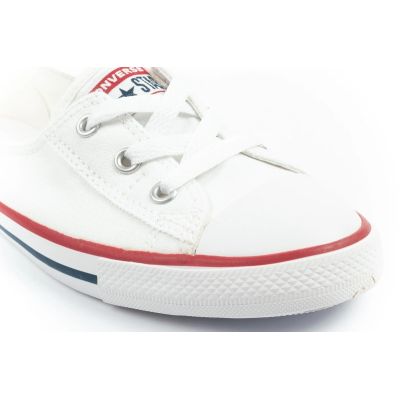 5. Converse buty damskie sportowe Chuck Taylor All Star Ballet Lace baleriny białe