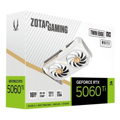 7. Karta graficzna ZOTAC GAMING GeForce RTX 5060 Ti Twin Edge OC White