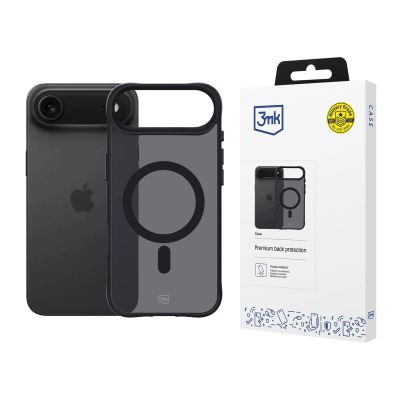 Etui 3mk Smoke MagCase na iPhone 17 Air - czarne półprzezroczyste