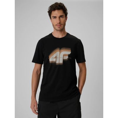 T-shirt regular z nadrukiem męski 4F 4FRSS26TTSHM4228-20S
