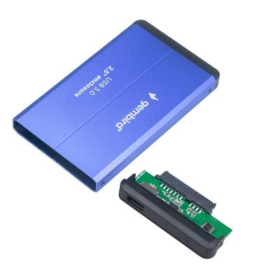 2. GEMBIRD OBUDOWA HDD/SSD USB 3.0 2.5" SATA, ALUMINIUM, NIEBIESKA