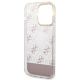 7. Etui Guess 4G Pattern Script na iPhone 14 Pro - różowe