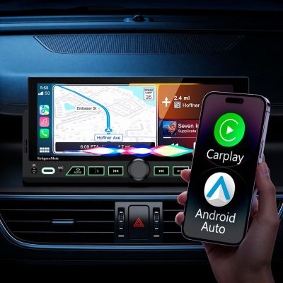 15. KRUGER&MATZ RADIO SAMOCHODOWE KM2017 CARPLAY/ANDROIDAUTO 1DIN