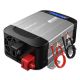11. Qoltec Przetwornica napięcia Pure Sine Wave | 12V na 230V | 300/600W | LCD | USB | USB-C | Kompatybilna z LiFePO4 GEL AGM