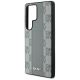 6. Etui DKNY Leather Checkered Pattern MagSafe na Samsung Galaxy S25 Ultra - szare