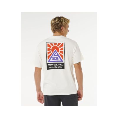 3. Koszulka męska RIP CURL Search Dawn Tee biała