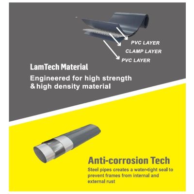14. BASEN STELAŻOWY OWALNY 366X76CM ULTRA STRONG 12016V63