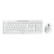 14. CHERRY JD-8550DE-0 klawiatura Dołączona myszka Dom/Biuro RF Wireless QWERTZ Niemiecki Biały