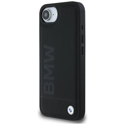2. Etui BMW Leather Hot Stamp na iPhone 16e - czarne