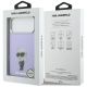 8. Etui Karl Lagerfeld IML Aquarelle Karl & Choupette & Logo MagSafe na iPhone 17 Pro Max - fioletowe