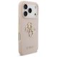 4. Etui Guess Grained Big 4G & Classic Logo na iPhone 17 Pro - różowe