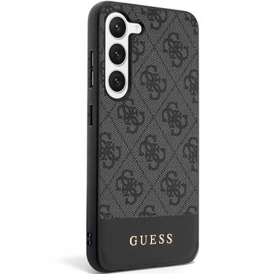 3. Etui Guess 4G Stripe Collection na Samsung Galaxy S23 - czarne
