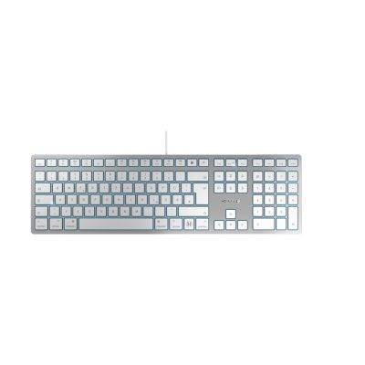 7. CHERRY KC 6000C FOR MAC klawiatura Uniwersalne USB QWERTZ Niemiecki Srebrny