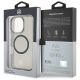 8. Etui Mercedes Silver Ring MagSafe na iPhone 16 Pro Max - czarne