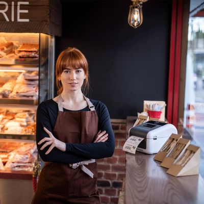 3. Brother TD-4550DNWB - drukarka etykiet