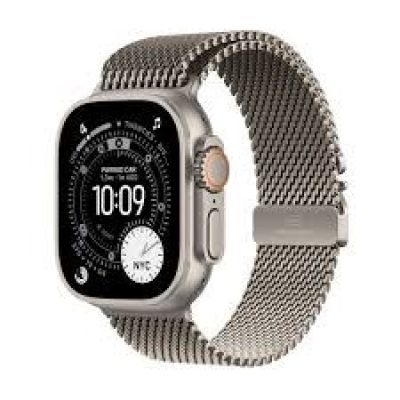 Apple Watch Ultra 3 – GPS + Cellular – 49 mm – koperta z naturalnego tytanu z pętelką z naturalnego tytanu - duża