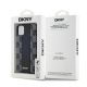 8. Etui DKNY Leather Checkered Mono Pattern MagSafe na iPhone 11 / Xr - czarne