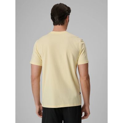 2. T-shirt regular z nadrukiem męski 4F 4FRSS26TTSHM4301-73S